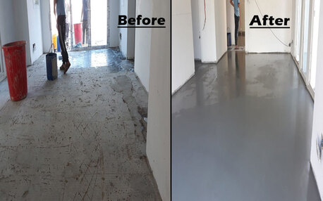 Manama, Construction, Self Level Cementitious Floor Screeding Work  - 2mm To 200mm Thickness
