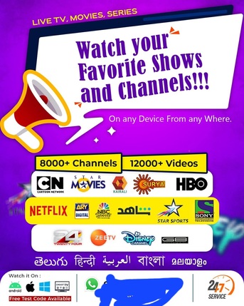 Jubail, Electronics, SAR 20,  ⚽️Hindustan🇵🇰 Stream All Indian Pakistani Chanels On Your Smart Tv????Cricket Movies????