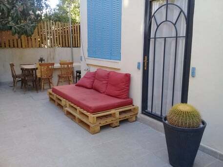 Amman, Apartments/Houses, JOD 10000/year,  Furnished,  1 BR,  Ground Fully Furinshed 1B Apartment With Big Garden In Jabal Webdeh 00962777688956