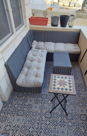 Amman, Apartments/Houses, JOD 12000/year,  Furnished,  2 BR,  Fully Furnished 2B Apart With Baconlies And Access Rooftop N Jabal Webdeh 00962777688956