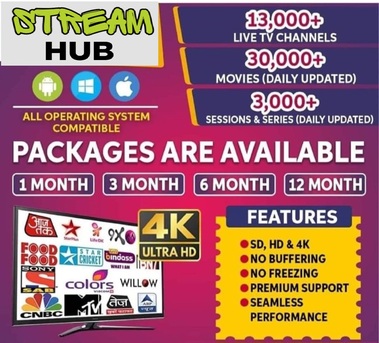 Jeddah, Television, IPTV For SAR 7 Only 14000 Channels & 52,000 Movies Cricket - All Regional Indian Languages