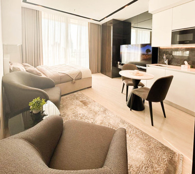 Al Seef, Apartments/Houses, BHD 320/month,  Furnished,  Studio,  For Rent A Fully Studio Apartment In Water Garden Area Close To The Inclusive Malls EWA