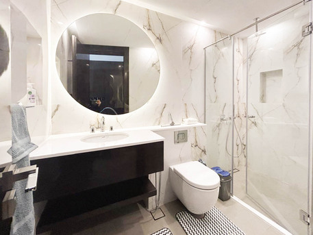 Al Seef, Apartments/Houses, BHD 320/month,  Furnished,  Studio,  For Rent A Fully Studio Apartment In Water Garden Area Close To The Inclusive Malls EWA