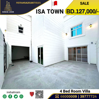 Isa Town, Real Estate For Sale, BHD 127000,  4 BR,  Beautiful Villa For Sale In Isa Town