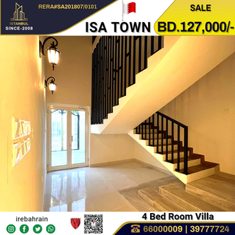 Isa Town, Real Estate For Sale, BHD 127000,  4 BR,  Beautiful Villa For Sale In Isa Town