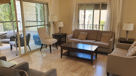 Amman, Apartments/Houses, JOD 18000/year,  4 BR,  Semi Furnished 4B Apartment With Baconly In 5 Circle 00962777688956