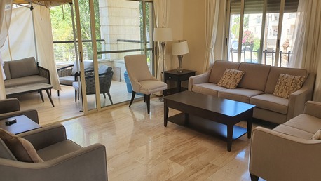 Amman, Apartments/Houses, JOD 18000/year,  4 BR,  Semi Furnished 4B Apartment With Baconly In 5 Circle 00962777688956