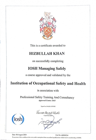 Riyadh, Job Seekers, Hizbullah Khan Safety Officer