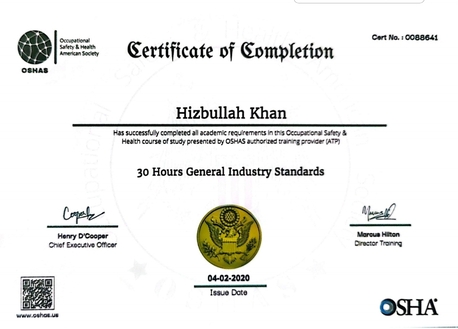 Riyadh, Job Seekers, Hizbullah Khan Safety Officer