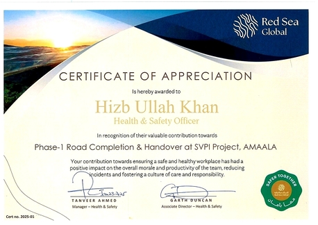 Riyadh, Job Seekers, Hizbullah Khan Safety Officer