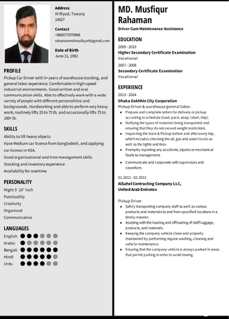 Khobar, Job Seekers, Need Light Driver Job -