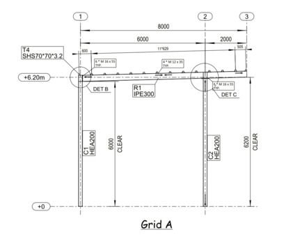 Riyadh, Construction, PEB SHED DESIGN AND FABRICATION DRAWINGS - Riyadh Saudi Arabia