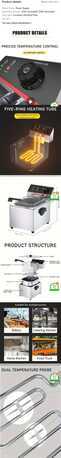 Hasa-Hofuf, Household Items, SAR 400,  Electric Deep Fryer For Chicken Broast And Fries, 12 Liters (New)