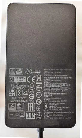 Gudaibiya, Computers, BHD 20,  Microsoft Surface 127W Power Supply Model 1932