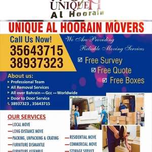 Unique Packers Movers, Complete Local/International Moving Solution, Call Us Now: 38937323