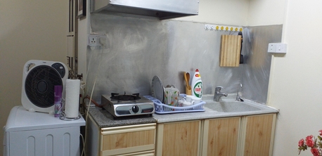 Mahooz, Apartments/Houses, BHD 160/year,  Furnished,  1 BR,  EXCELLENT STUDIO WITH SINGLE BED GROOND FLOOR