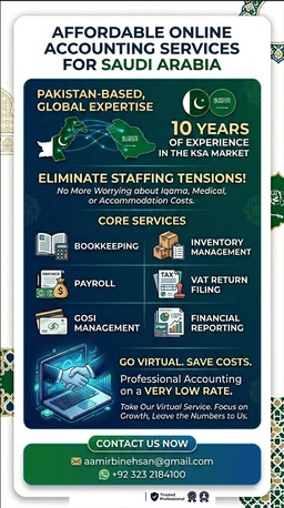 Riyadh, Accounting, Virtual Muhasib (Accountant) &mdash; Serving Saudi Arabia Since 2013 &mdash; Starting From SR 2000