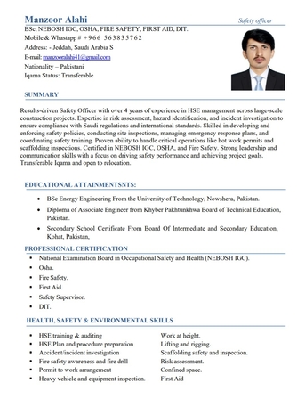 Tabuk City (PH), Job Seekers, Safety Officer