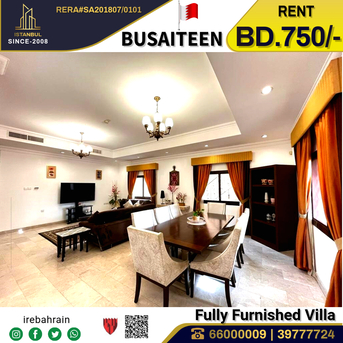 Busaiteen, Villas, BHD 750,  Furnished,  Fully Furnished Luxury Villa For Rent In Busaiteen