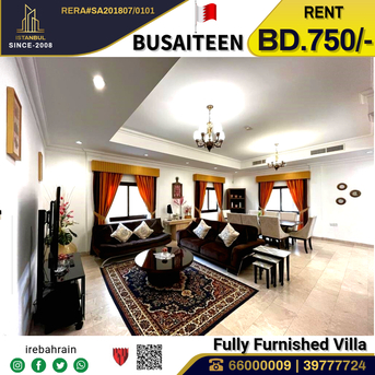 Busaiteen, Villas, BHD 750,  Furnished,  Fully Furnished Luxury Villa For Rent In Busaiteen