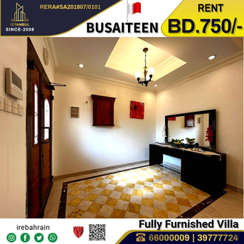 Busaiteen, Villas, BHD 750,  Furnished,  Fully Furnished Luxury Villa For Rent In Busaiteen