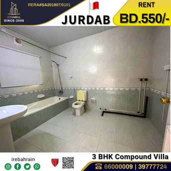 Sanad, Villas, BHD 550,  Furnished,  Semi Furnished 3 BHK Luxury Villa For Rent In Jurdab
