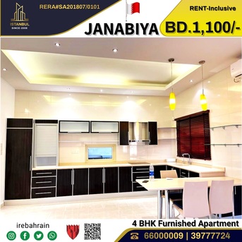 Janabiya, Villas, BHD 1100,  Furnished,  Fully Furnished Luxury Villa For Rent In Janabiya, Near Mercado Mall