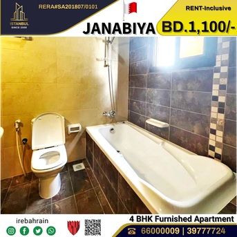 Janabiya, Villas, BHD 1100,  Furnished,  Fully Furnished Luxury Villa For Rent In Janabiya, Near Mercado Mall