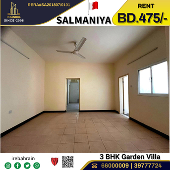 Salmaniya, Villas, BHD 475,  Beautiful 3 BHK Garden Villa For Rent In Salmaniya