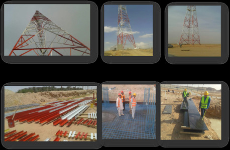 Arar, Computer, ISP (Installation & Maintenance): Telecom GSM Site Construction:  GSM Site Capabilities: