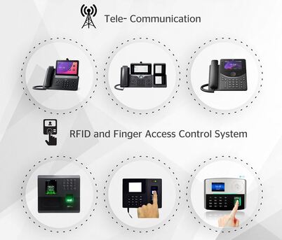 Arar, Computer, Configuration Of Cisco, Aruba, Ubiquiti, Mikrotik Products.Central Telephone System - IP /