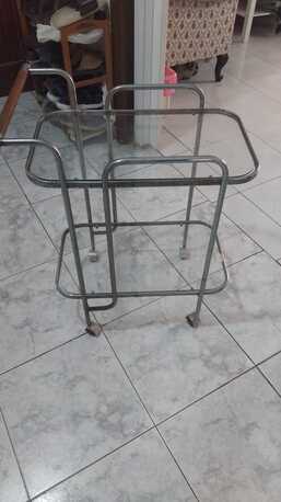 Al Aziziyah, Household Items, Glass Trolley For Food Service For Sale