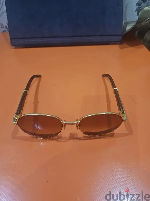 East Riffa, Clothing & Accessories, BHD 500,  🔴🔴🔴VINTAGE CARTIER BAGATELLE GOLD & WOOD نظارة كارتير اصلي🔴🔴🔴