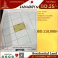 BHD 35, Residential Land For Sale In Janabiya
