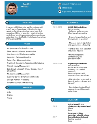 Riyadh, Job Seekers, Lab Technician