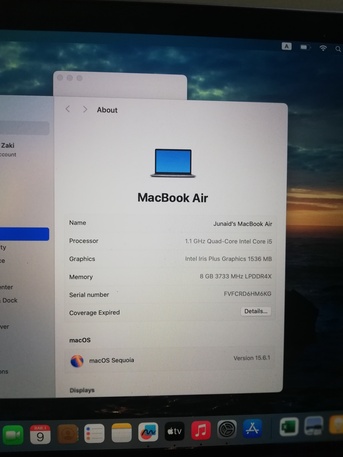 Riyadh, Computers, SAR 1650,  MacBook Air Model In Mint Condition With Updated OS