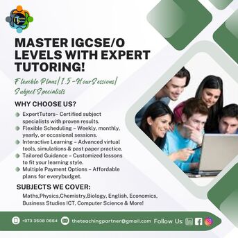 Manama, Education, New IGCSE/O-Levels Tuition Batches