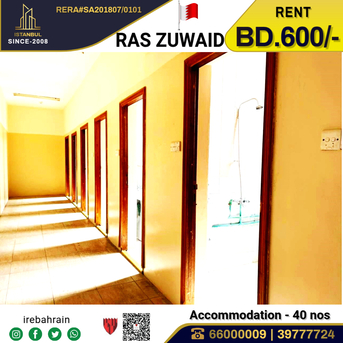 Asker, Staff Accomodation, BHD 600,  Labour Accommodation ( 40 Peoples ) For Rent In Ras Zuwaid