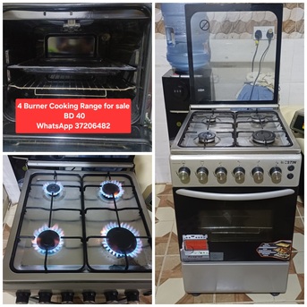 Manama, Appliances, BHD 40,  ✅️ Cooking Range 4 Burner For Sale In Good Condition With Delivery