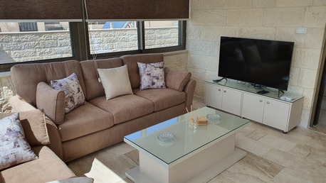 Amman, Apartments/Houses, JOD 8000/year,  Furnished,  1 BR,  Rooftop Fully Furnished 1B Apart With Baconly & Terrace In Jabal Webdeh 00962777688956