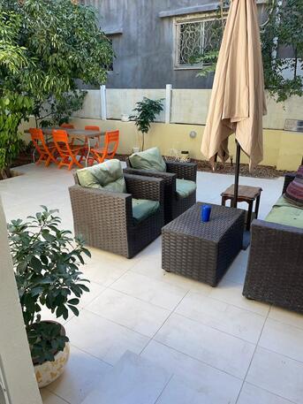 Amman, Apartments/Houses, JOD 7200/year,  Furnished,  2 BR,  Ground Fully Furinshed 2B Apartment With Garden In Jabal Webdeh 00962777688956