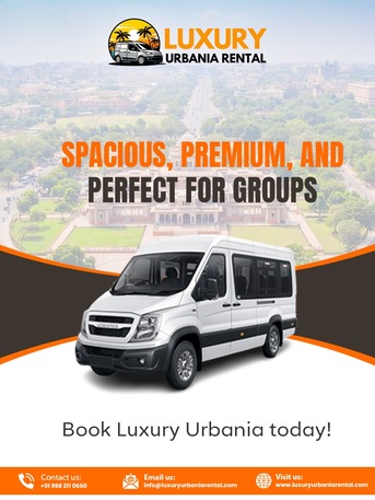 Jaipur, Travel, Luxury Urbania Van Rent In Delhi | Premium Travel Comfort
