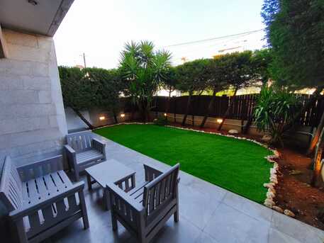 Abdoun, Apartments/Houses, JOD 10000/year,  Furnished,  2 BR,  Ground Fully Furinshed 2B Apartment With Garden In Abdoun 00962777688956