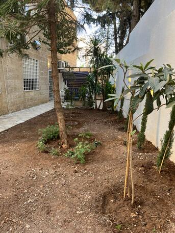 Abdoun, Apartments/Houses, JOD 9600/year,  Furnished,  3 BR,  Ground Fully Furinshed 3B Apartment With Garden In Abdoun 00962777688956