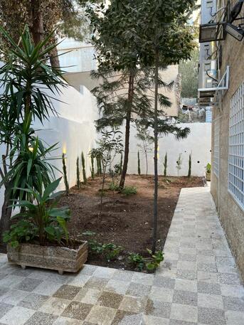 Abdoun, Apartments/Houses, JOD 9600/year,  Furnished,  3 BR,  Ground Fully Furinshed 3B Apartment With Garden In Abdoun 00962777688956
