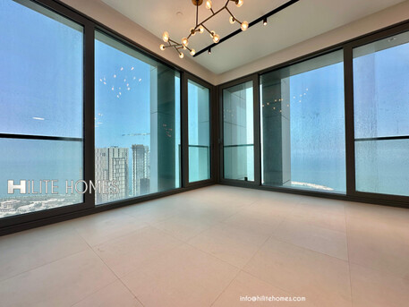 Kuwait City, Apartments/Houses, KWD 1500/month,  1 BR,  Brand New Two Bedroom Sea View Duplex Available For Rent Near Daiyya