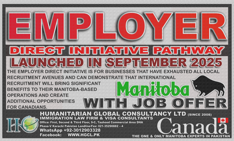 Multan, Immigration, Manitoba Provincial Nominee Program Canada Visa