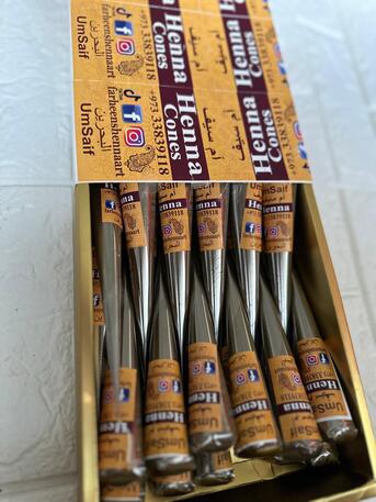 Khobar, Health & Beauty Items, SAR 7,  UmSaif Organic Henna Cones In Saudi