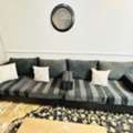SAR 499,  Black Sofa Set With Side Table