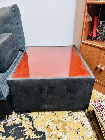 Olaya, Furniture, SAR 499,  Black Sofa Set With Side Table